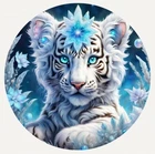 Hayleybug 1 oz Frostpetal Tiger silver Art Round w/ COA mintage 15