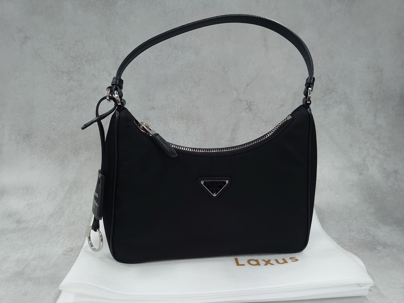 PRADA PRADA Re-Edition 2005 Re-Nylon Mini Bag black Handbag AUTHENTIC