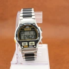 Vintage Timex Ironman 1992 Watch 38mm Mens Digital 8 Lap New Battery- Cleaned