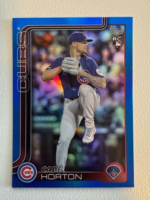 2025 Topps Update Cade Horton RC Blue Foil /150 #US140