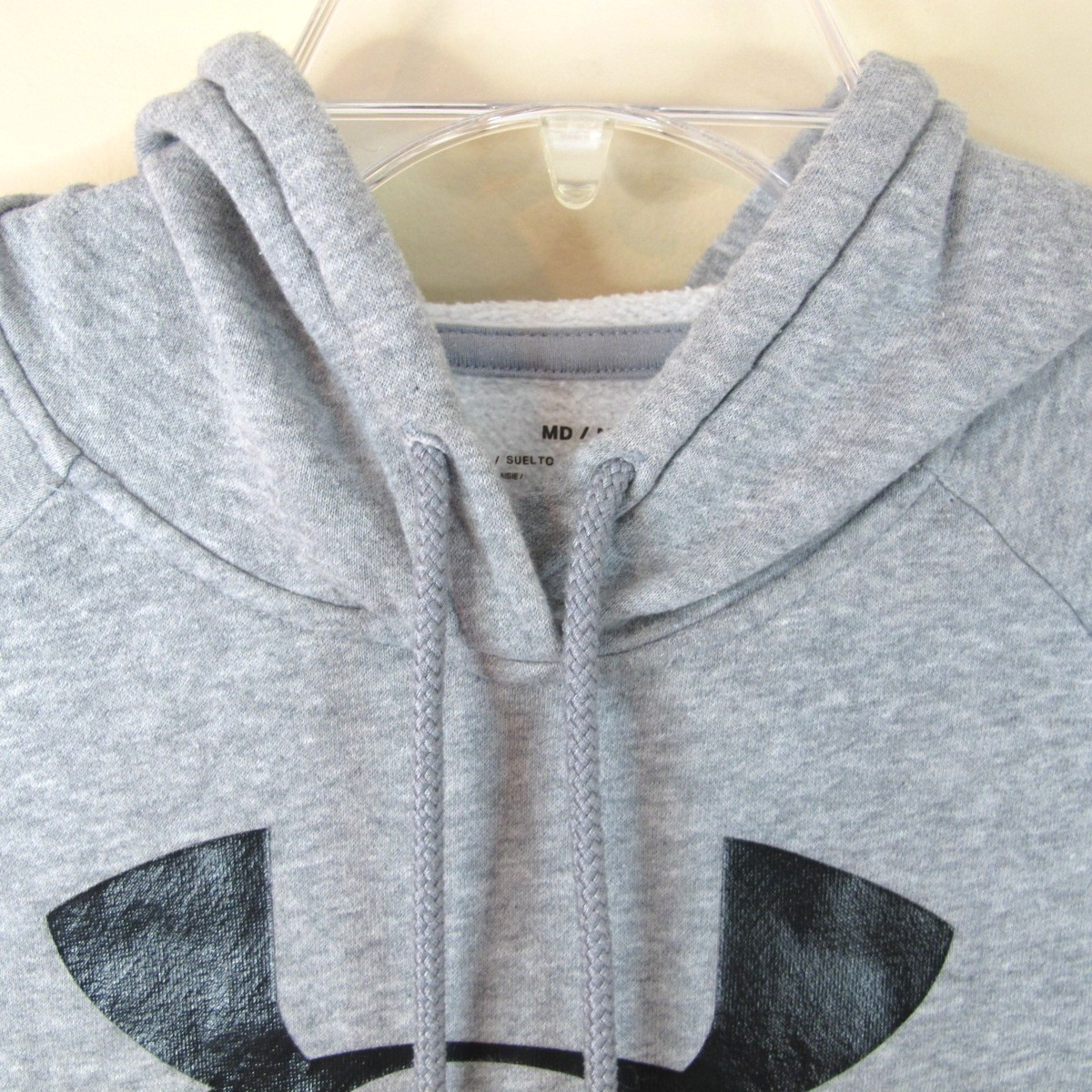 Under Armour Gray Pullover Drawstring Hoodie Swea… - image 2