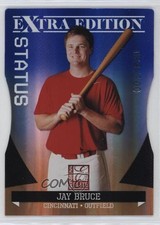 2011 Donruss Elite Extra Edition Status Blue Die-Cut 68/100 Jay Bruce #25 0c6