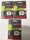 Sandisk Ultra 8GB Micro SDHC Card With Adapter x3- NEW Condition (V1)