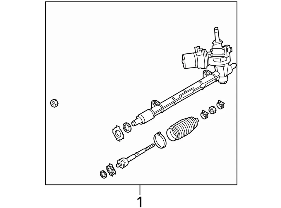 Suzuki Kizashi 2010-2013 cremallera de dirección y piñón WKIMW Foto 3 de 3