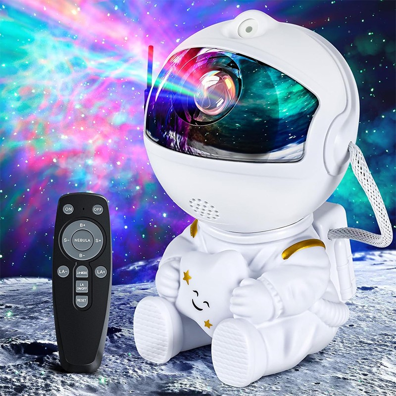 Proiettore Notturno Astronauta Stelle e Nebulosa - Relax Assoluto