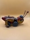 Vintage Fisher Price 1955 KRIS KRICKET Pull Toy + Ohio Art Tin Drum, Tool Chest — photo 5