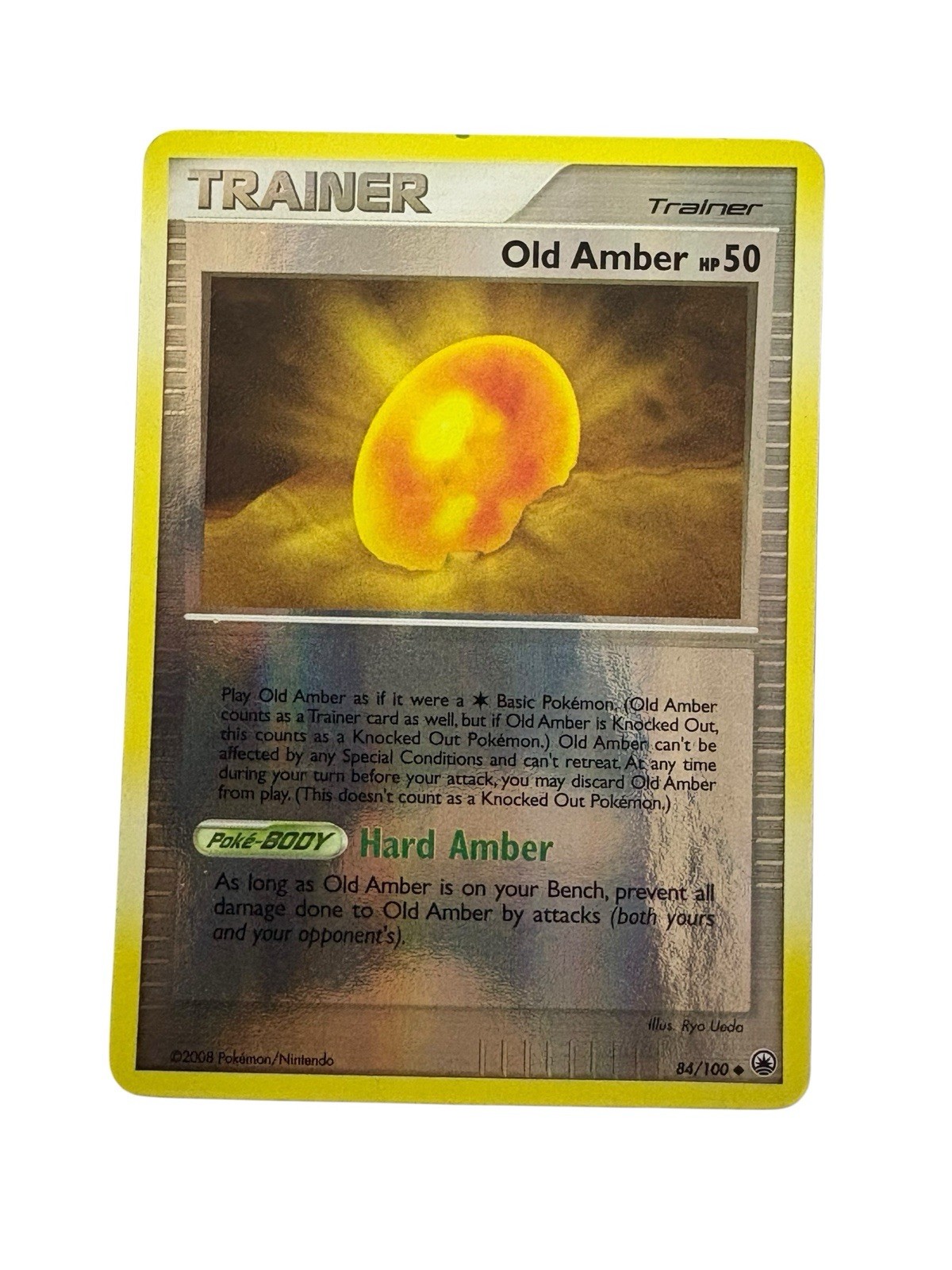 Old Amber 84/100 Reverse Holo Uncommon Pokémon TCG Majestic Dawn LP