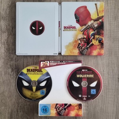 Blu-ray   Deadpool & Wolverine (Limited Steelbook Edition) 4K Ultra HD  