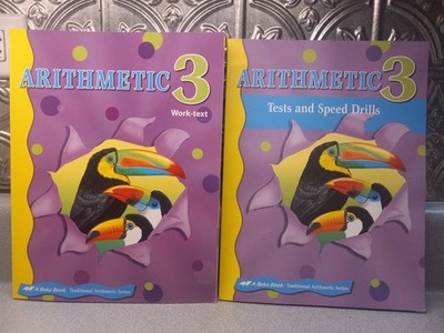 A Beka Book Homeschool Elementary 3rd Grade Arithmetic 3 Child Kit New!!!!!! OOP