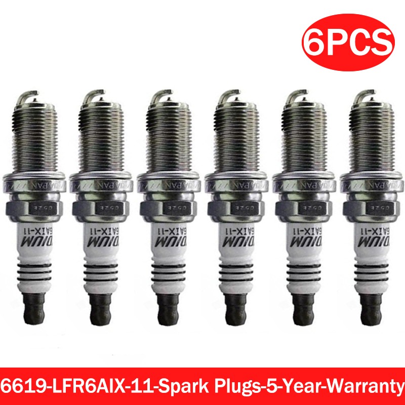 6x 6619 # LFR6AIX11 Spark Plugs for ngk Iridium IX Upgrade