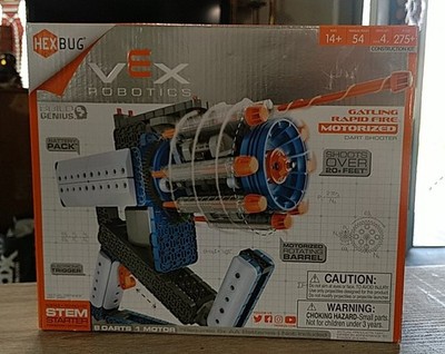Hexbug vex robotics Gatling rapid fire motorized dart shooter