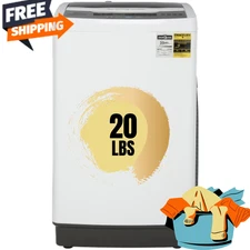 Portable Washing Machine 20Lb Capacity Full-Automatic Washer with Drain Pump🎁