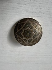 Vintage Damascene Star Brooch