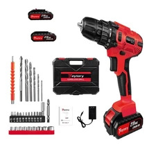 Electric Drill | Electric Drill Set for Home Improvement, Built-in LED, Torque