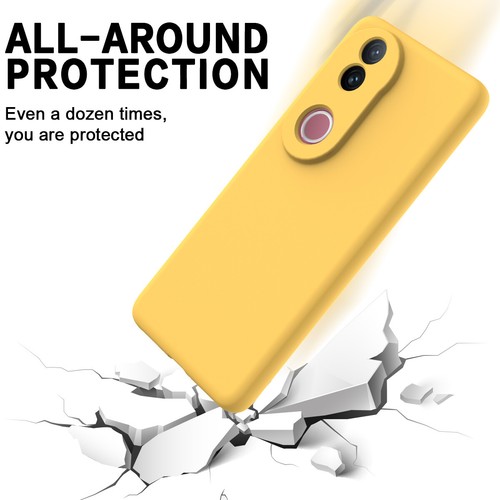 Funda protectora trasera de silicona líquida suave de lujo para ViVO V50 5G - Imagen 14 de 33