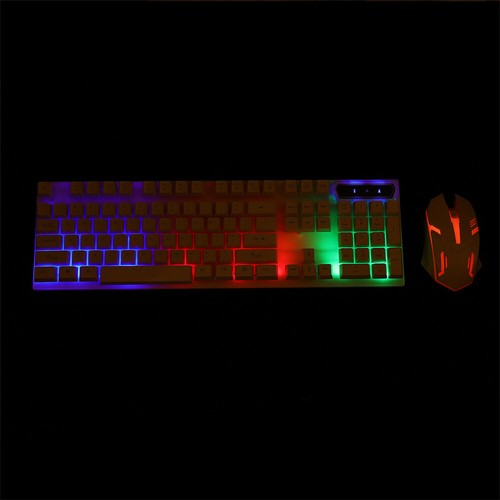 Computer Tastatur Optische Klicken Mäuse Mäuse Tastatur Combo Computer Zubehör - Bild 12 von 12