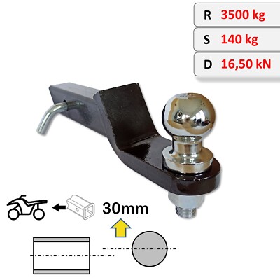 Anhängerkupplung - Einschub AHK 50x50 mm für QUAD ATV UTV für Yamaha UMX