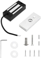 Electric Magnetic Lock, 60Kg 130Lbs Holding Force Electric Magnetic Lock for Doo