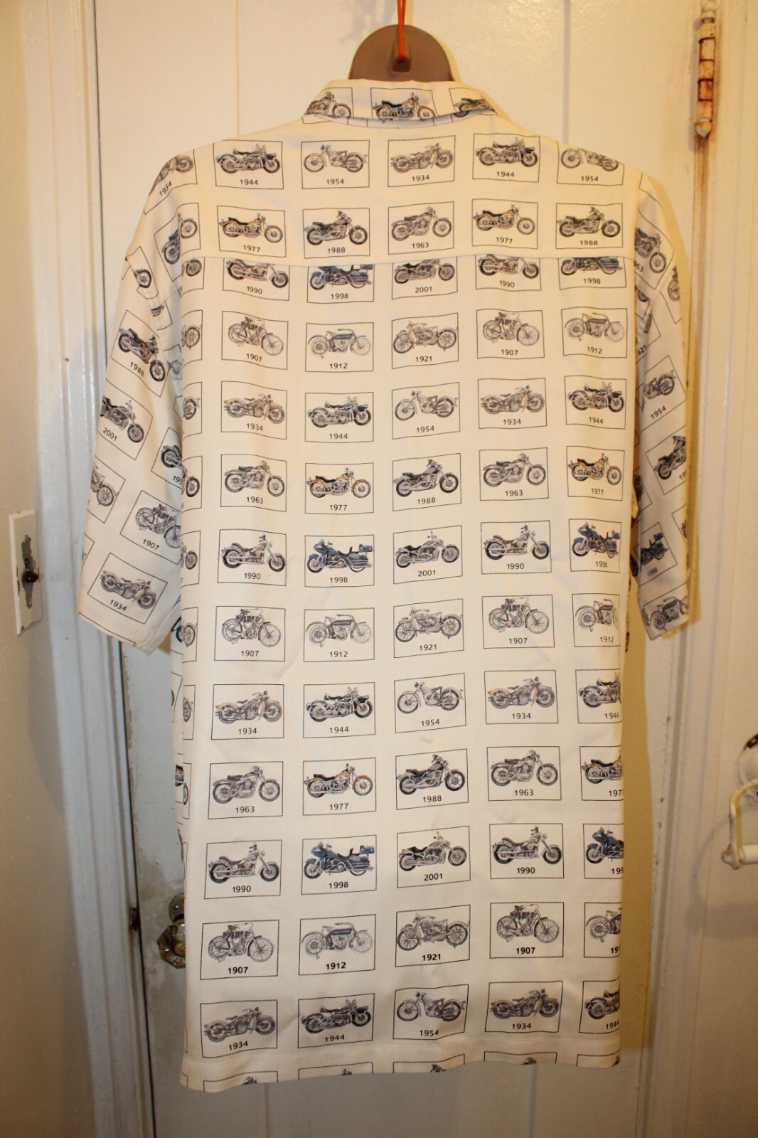 HARLEY DAVIDSON Motorcycle Silk Camp Shirt Tori Richa… Gem