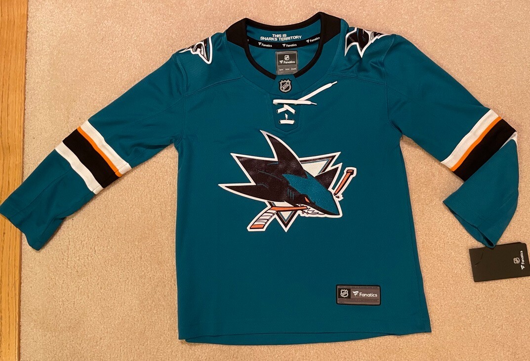 Youth Jersey San Jose Sharks Replica Jersey Youth Teal San Jose
