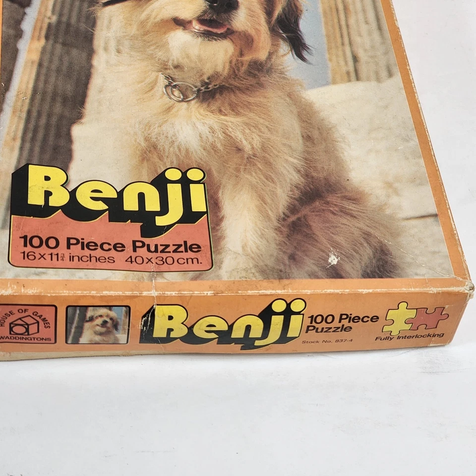 Vintage BENJI The Dog 100 Piece Puzzle 16" x 11 3/4" - House of Games 837-4 - Image 4 of 4
