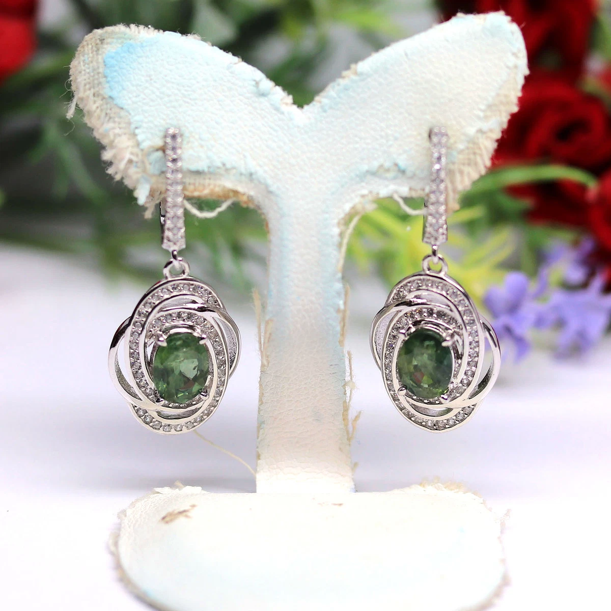 Green sapphire deals jewelry