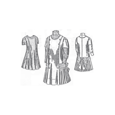 Past Patterns 5457 - Early 1910s Princess Dress Sewing Pattern for