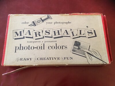 Marshall s Photo-oil Colors Paint Set Vintage
