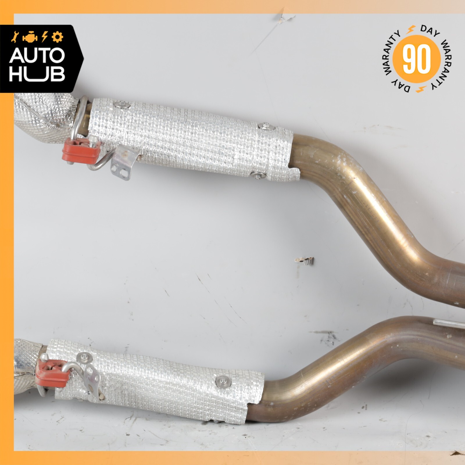 18-23 Aston Martin DB11 4.0L V8 Engine Center Exhaust Cross Pipe OEM