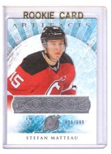 Stefan Matteau 2012-13 Artifacts Rookie Card #RED215 /699