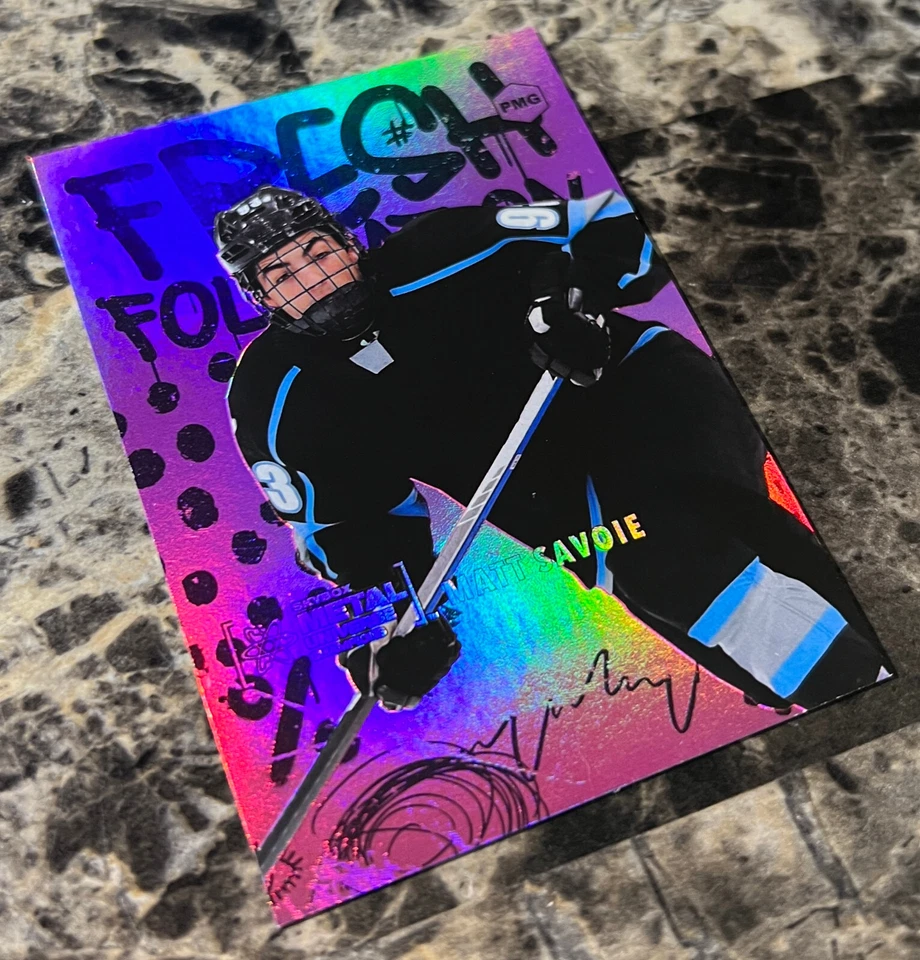 Matt Savoie 2021 Skybox Metal Universe Champions PMG Rosa/75 #FF13 Foto 3 de 4