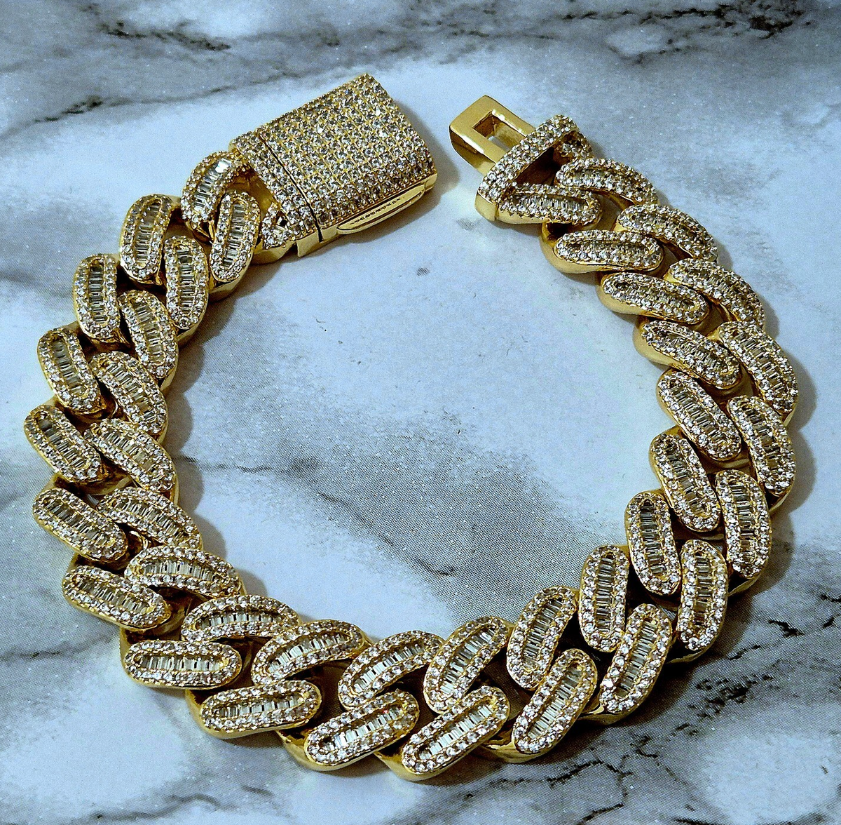 15mm Cuban Curb Link Bracelet 8