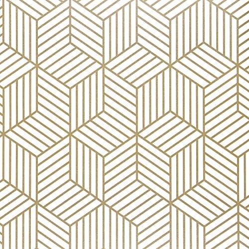 Hexagon Contact Paper Removable Peel and Stick Wallpaper Self Adhesive Film - Picture 1 of 13