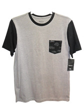 RVCA Boy's S/S T-Shirt OLLIE COLOR BLOCK TEE - AHR - XLarge (16) - NWT