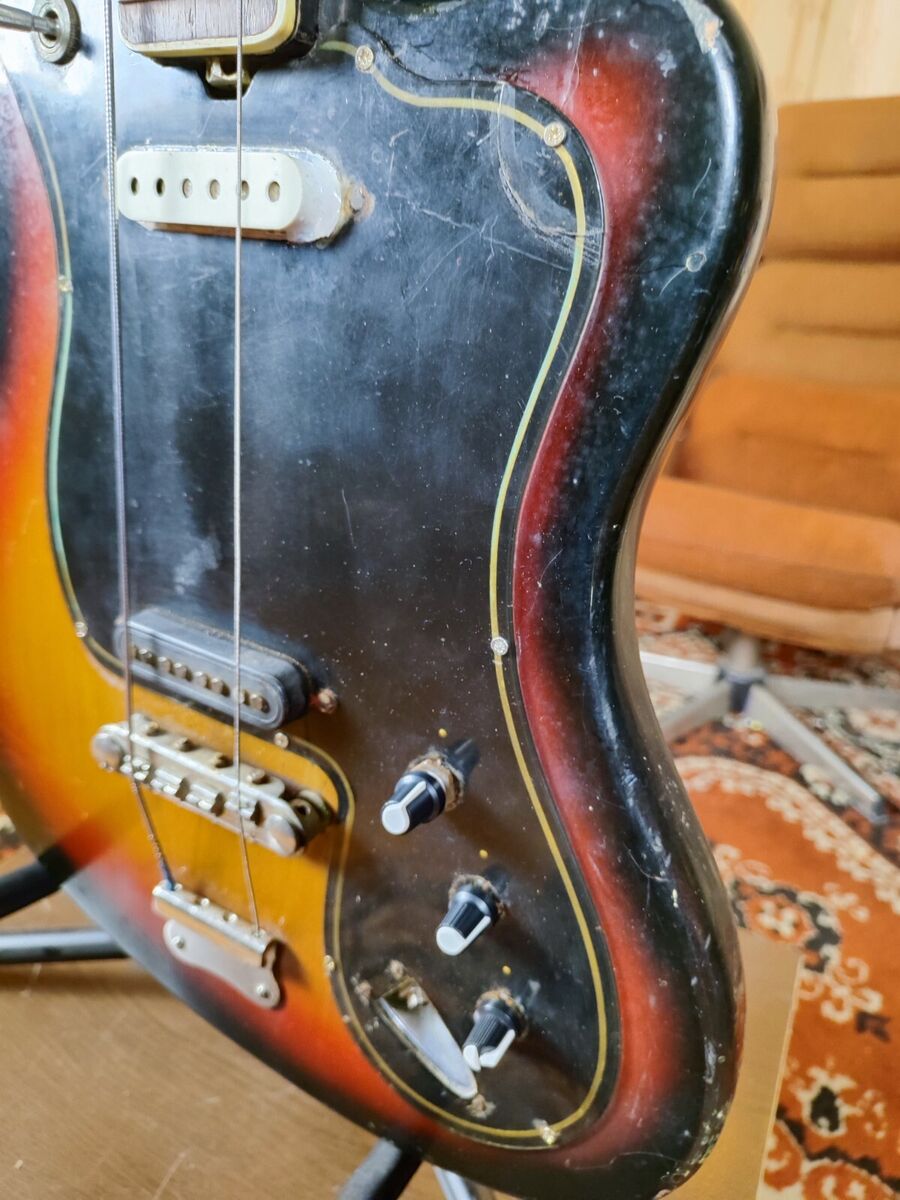 MUSIMA DE LUXE 25 Vintage Bass GUITAR JAZZ JAGUAR RARE USSR MUSIMA DE LUXE 25 Vintage Bass GUITAR JAZZ JAGUAR RARE USSR
