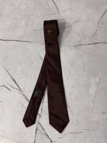 Prada Brown Silk Tie - Made in Italy - Classic Design RN 98339