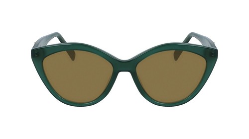 Longchamp LO730s 303 56mm Women's Sunglasses Cat Eye Green NWT - Picture 2 of 8