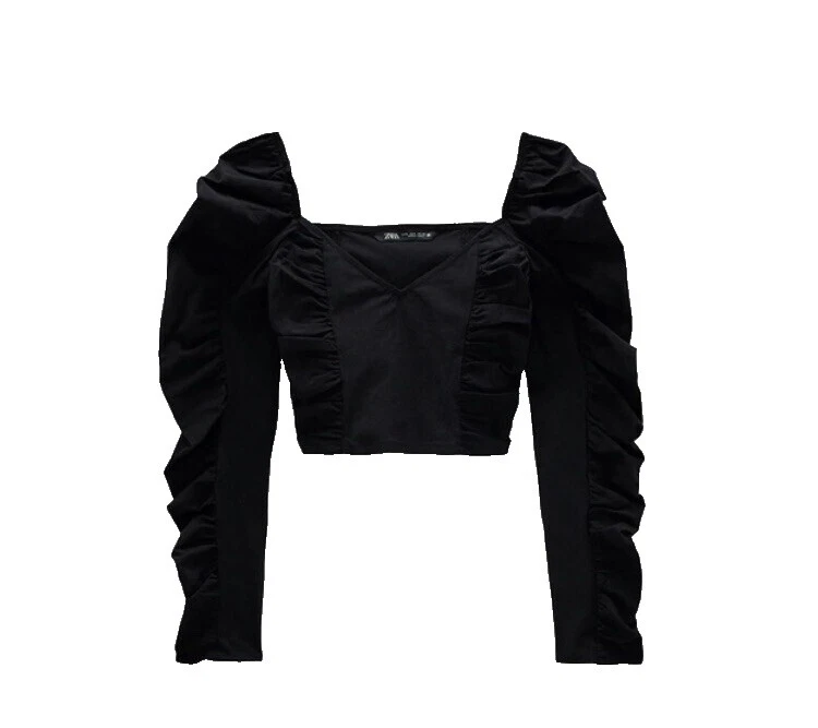 Algodón Zara fiesta/cóctel Tops para mujer