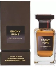 Ebony Fume by Fragrance World Eau De Parfum Spray Unisex 2.7 OZ/80 ML Brand New