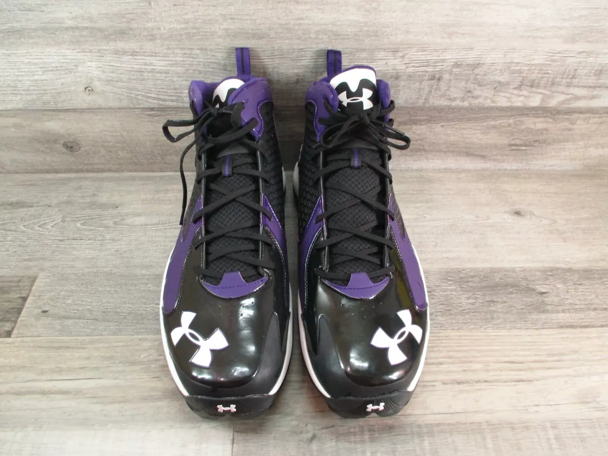 Men's under armour high top football cleats 2025