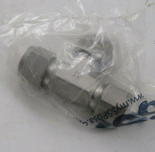 New SSP 1/2" Tube Duolok Union Tee - 316 SS - 1/2" Tube x 1/2" Tube x 1/2" Tube - Picture 4 of 4