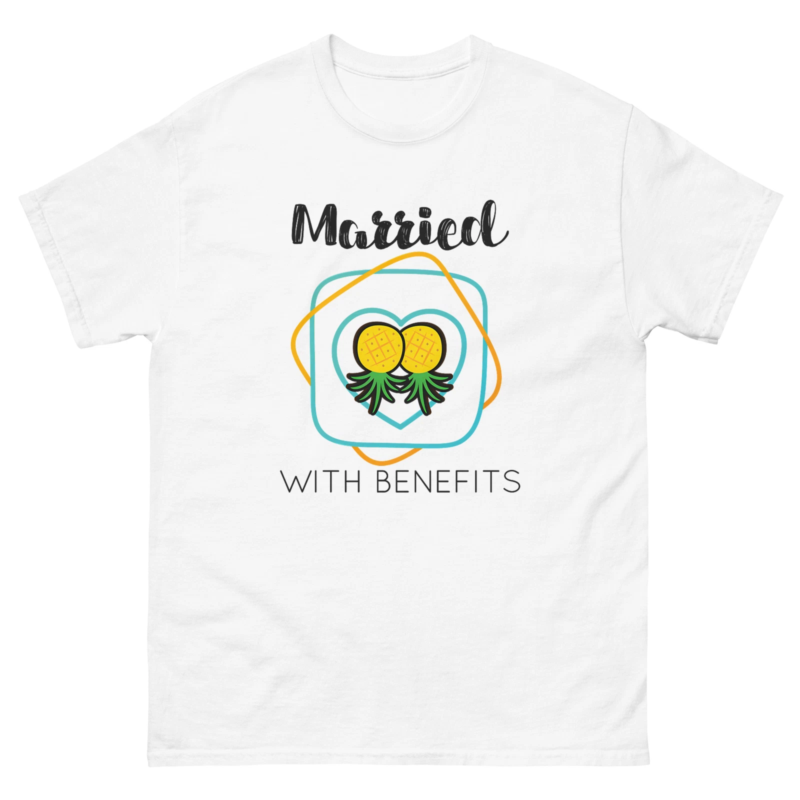 Swingers Married with Benefits Pineapple Unisex T-Shirt