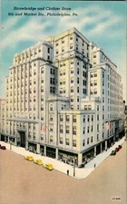 Strawbridge and Clothier Store, Philadelphia, Pennsylvania PA linen Postcard