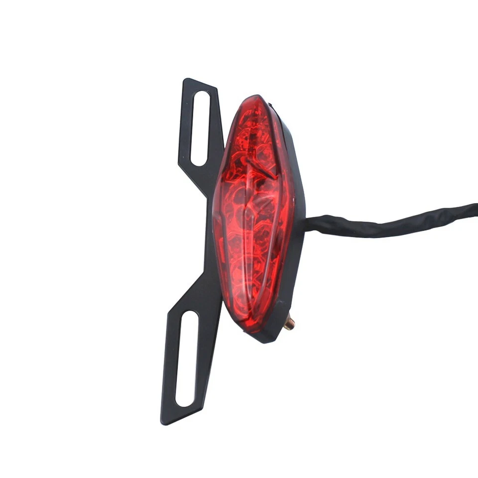 Luz trasera LED universal para motocicleta 12v luz trasera de freno lámpara de funcionamiento ATV Foto 4 de 4
