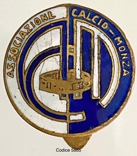 ASSOCIAZIONE CALCIO MONZA DISTINTIVO FOOTBALL CLUB PRODUTTORE DONZELLI MILANO
