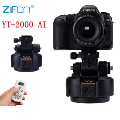 YT-2000 AI Tracking 360° Auto Motorized Rotating Panoramic Head Remote Control