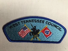Western Tennessee Council fully embroidered BSA CSP Patch
