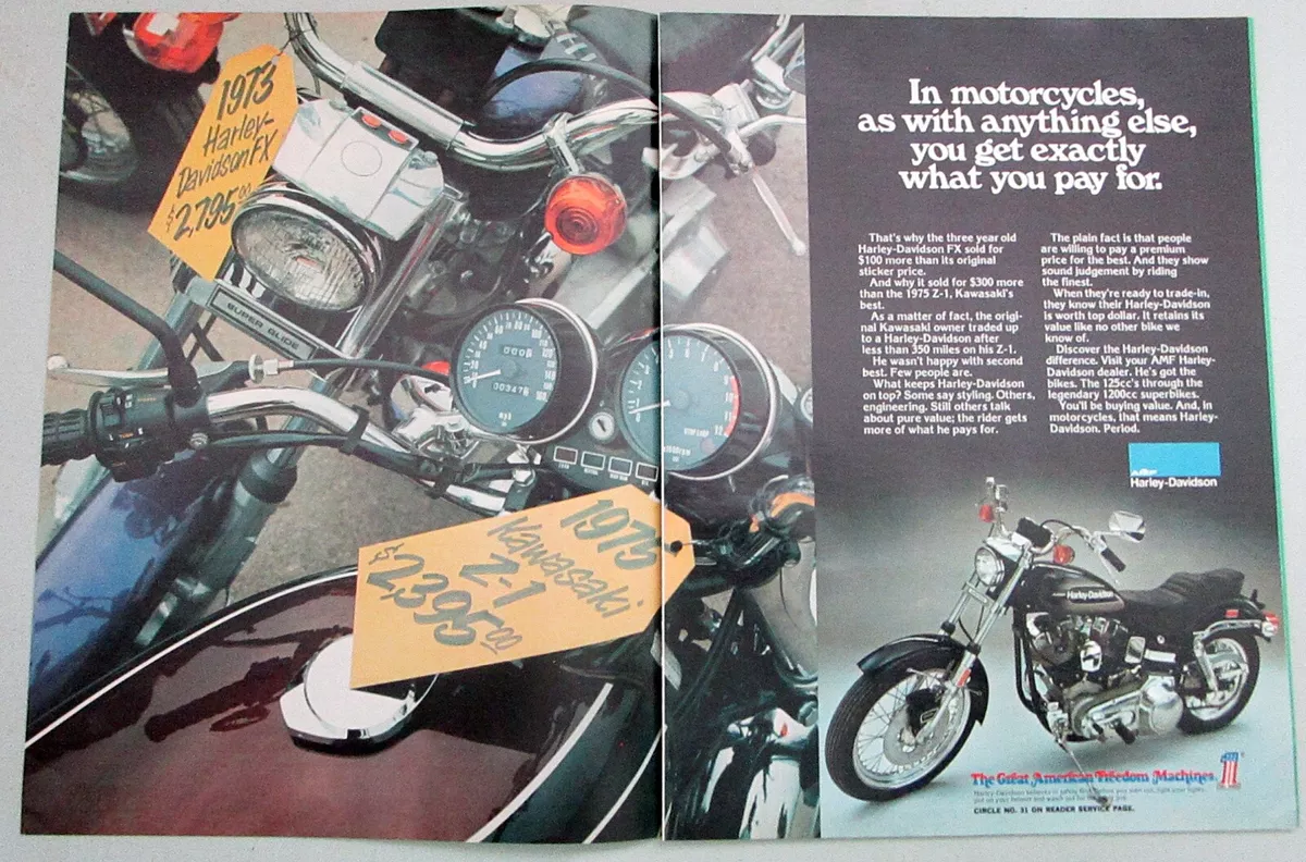 1975 harley davidson super glide deals