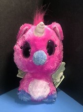 Hatchimal Plush Pink and Blue Silver Wings Owlicorn Unicorn Owl
