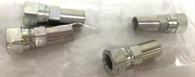 4 Pack Parker P10656-4-2 56 Series Female JIC Straight Hydraulic Fitting Swivel
